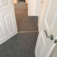 grey carpet upstairs